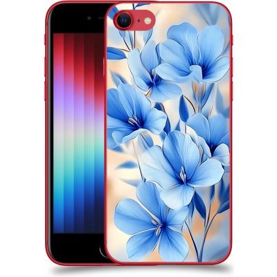 Acover Kryt na mobil Apple iPhone SE 2022 - Modré květiny. – Hledejceny.cz