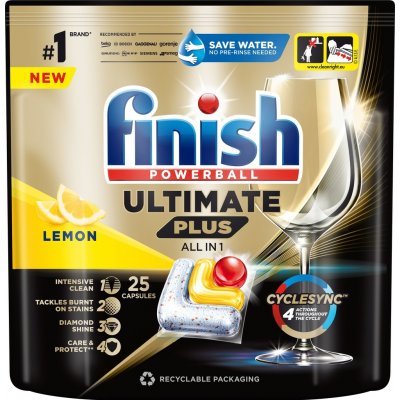 Finish Ultimate Plus All in 1 kapsle Lemon 25 ks – Zbozi.Blesk.cz