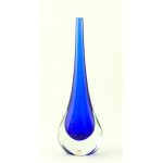 Skleněná váza Gocce Blu 35 cm – Hledejceny.cz