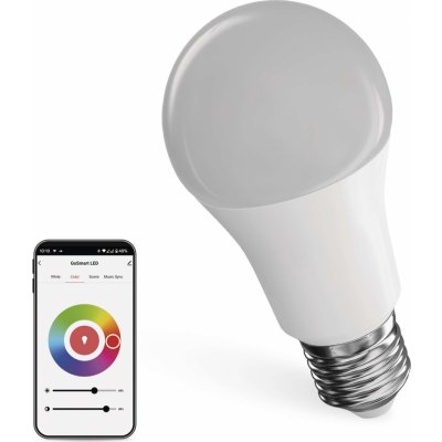Emos Chytrá LED žárovka GoSmart A60 E27 11 W 75 W 1 050 lm RGB stmívatelná Wi-Fi – Zboží Živě