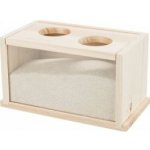 Trixie Písková lázeň pro myši/křečky dřevěná 22 x 12 x 12 cm – Sleviste.cz