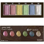 Kuretake Akvarelové barvy Gansai Tambi Pearl Colors sada 6 ks – Hledejceny.cz