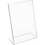 A-Z Reklama CZ plastový stojánek na 1 list papíru tvar L na výšku A6 – Zboží Živě