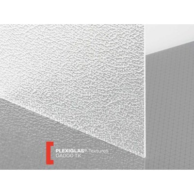 Röhm Strukturované plexisklo 3mm čiré Plexiglas struktura TK dešťové kapky 2050 x 3050 mm – Zboží Mobilmania