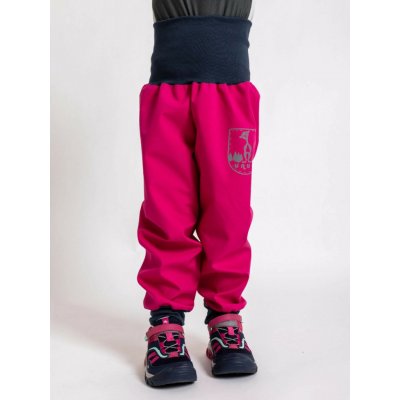 Unuo Batolecí softshellové kalhoty bez zateplení Basic Fuchsiová – Zboží Mobilmania