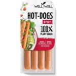 Well Well Párky Vegi Hot-Dogs pikantní 200 g – Zboží Dáma