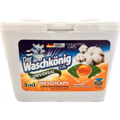 Waschkönig Universal Orangen und Baumwollestrakt kapsle 35 PD – Sleviste.cz