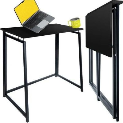 Skládací stolek dřevěný Ruhhy 26117, černý 4826117 – Zboží Mobilmania