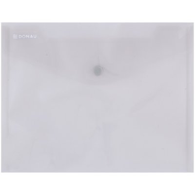 Obálka s drukem Donau průhledná, C5, PP, kouřová – Zboží Živě