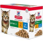 Hill's Science Plan Kitten 6 x kuře 6 x mořská ryba 12 x 85 g – Sleviste.cz