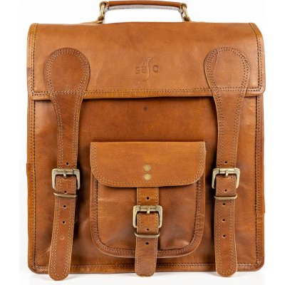 Sajo panská kožená aktovka hnědá Pravín řemeslná výroba – Hledejceny.cz