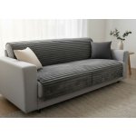 Mybesthome Přehoz na sedačku - pohovku AGNE šedá 170x210 cm – Hledejceny.cz