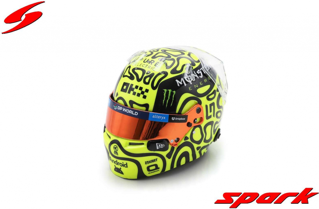 Model přilby SPARK Lando Norris F1 2024 1:5