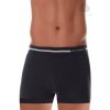 Boxerky, trenky, slipy, tanga Brubeck boxerky BX10430 merino grafit šedé