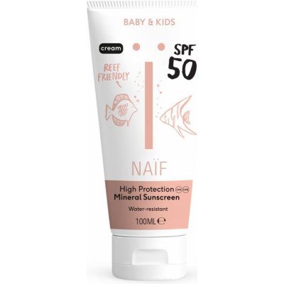 NAIF Ochranný krém na opalování SPF50 pro děti a miminka 100 ml