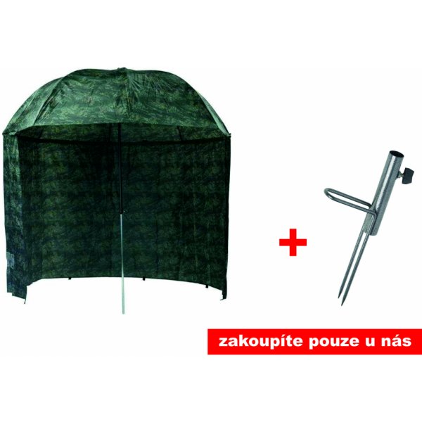 Mivardi deštník Camou PVC s bočnicemi + Mivardi držák deštníku zapichovací  od 1 891 Kč - Heureka.cz