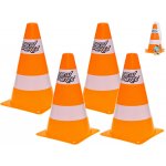 Lena Kužely dopravní dětské 4ks plast 13x13x23cm 24m+ – Zboží Mobilmania
