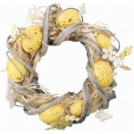 Velikonoční věnec, žlutý 22 cm – Hledejceny.cz