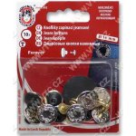 Knoflík riflový FOREVER vel. 5 (14mm) barva nikl – Hledejceny.cz