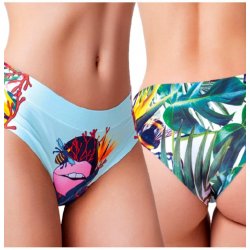 Gemini Dámské kalhotky Meméme BOTANIC LIPS Hi-briefs Dle obrázku