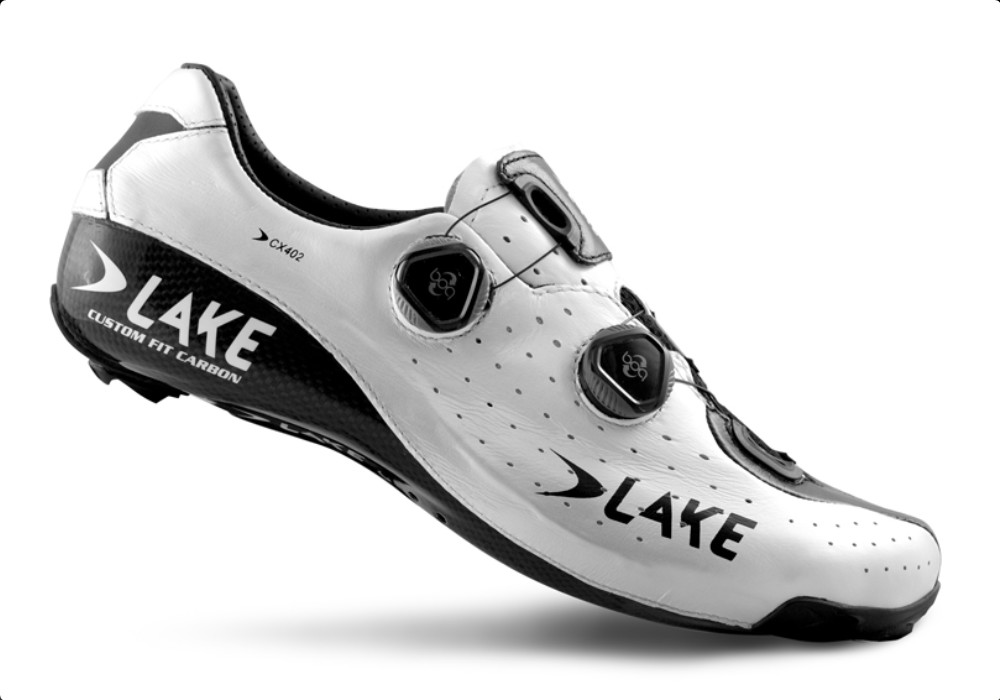 LAKE CX402 Carbon bílo/černé