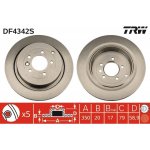 Brzdový kotouč TRW DF4342S
