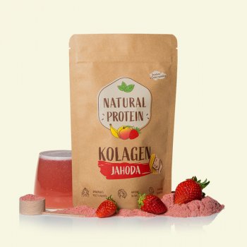 NaturalProtein Kolagen Jahoda 300 g