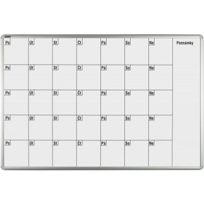 SOLLAU Plánovací tabule PK K 70 x 100 cm - měsíční – Zboží Dáma