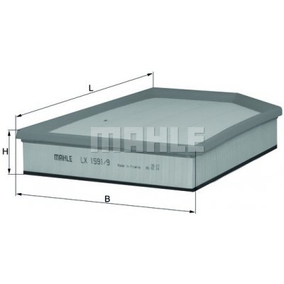 Vzduchový filtr MAHLE LX 1591/9 – Hledejceny.cz