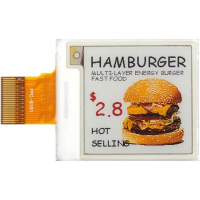 Good Display GDEM0154F51H 1.54" 200x200 ePaper displej 4 barvy – Zboží Živě