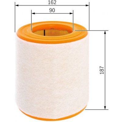 Vzduchový filtr BOSCH (BO F026400261) – Zboží Mobilmania