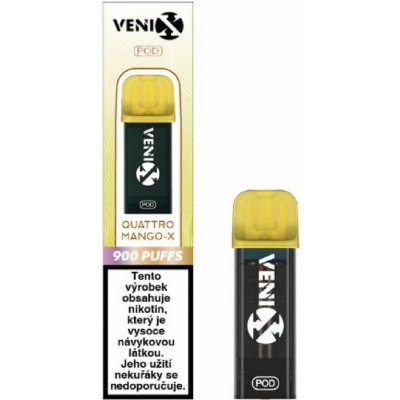 Venix Max Pod Quattro Mango-X 20 mg 900 potáhnutí 1 ks