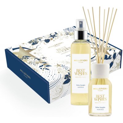 Millefiori Milano Vánoční dárková sada difuzér 100 ml a bytový sprej 150 ml Dolce Vaniglia – Zboží Mobilmania