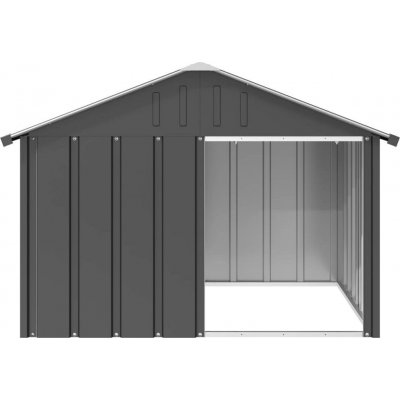 vidaXL Psí bouda antracit 116,5 x 103 x 81,5 cm – Zboží Dáma