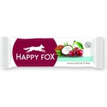HAPPY FOX Kokosová tyčinka s višněmi 40 g – Zboží Mobilmania
