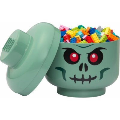 LEGO® úložná hlava velká Skeleton zelený LEGO40320811 – Zboží Dáma