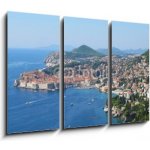 Obraz 3D třídílný - 105 x 70 cm - Dubrovnik Panorama crouch travel – Hledejceny.cz