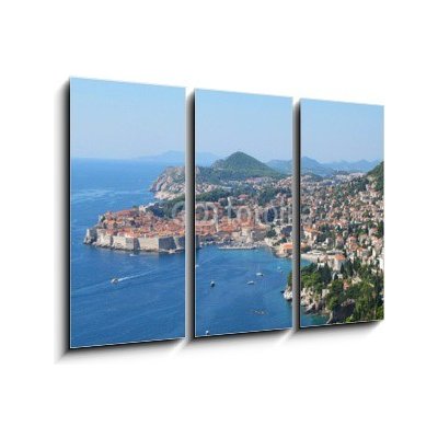 Obraz 3D třídílný - 105 x 70 cm - Dubrovnik Panorama crouch travel – Hledejceny.cz