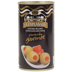 La Explanada Zelené olivy s paprikou 350 g