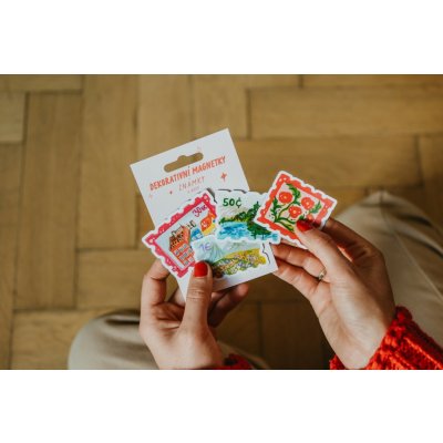 ePiPí Dekorativní magnetky - Známky – Sleviste.cz