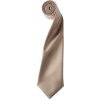 Kravata Premier Workwear Saténová kravata béžová