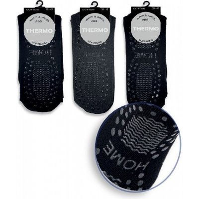 Trendy Socks Protiskluzové froté bavlněné ponožky s ABS chodidlem Mix barev 2 páry – Zboží Dáma