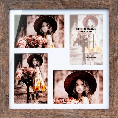 FANDY Fotorámeček Narvik gallery 03 3 hnědý – Zboží Živě
