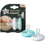 Tommee Tippee Dudlík Breastlike Natural silikon 2ks tyrkysová – Zboží Dáma