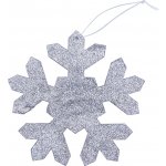 DECOLED Vánoční ozdoba vločka I, pr. 15 cm, stříbrná, překližka, venkovní – Hledejceny.cz