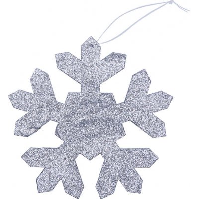 DECOLED Vánoční ozdoba vločka I, pr. 15 cm, stříbrná, překližka, venkovní – Hledejceny.cz