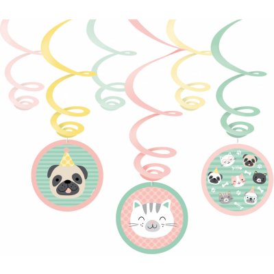 Amscan Visíci dekorace Hello Pets – Zboží Mobilmania