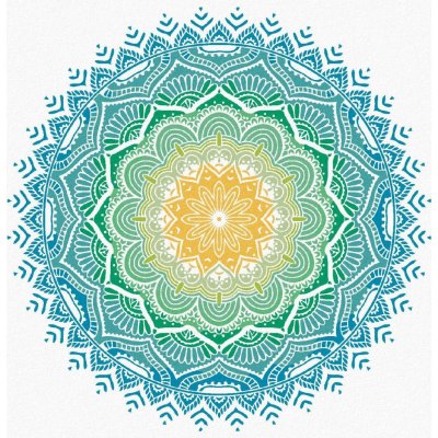 Diamondi Diamantové malování MANDALA VIII 40 x 50 cm vypnuté plátno na rám