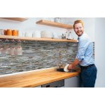 D-c-fix 270-0161 Stěnový obklad Ceramics šedobéžová 270-0161 štípaný kámen šířka 67,5 cm – Zboží Dáma