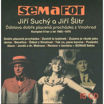 Semafor Komplet 9 her z let 1965-1970 / 15CD – Sleviste.cz